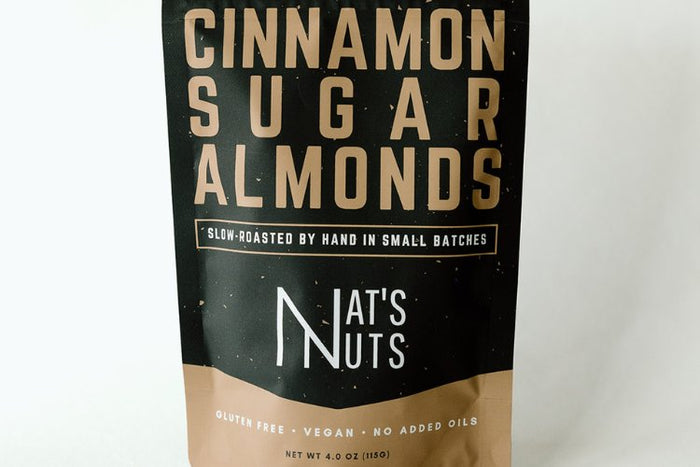 Ayers Valley Farm - Nat's Nuts - Cinnamon Sugar Almonds - 4 oz / pkg