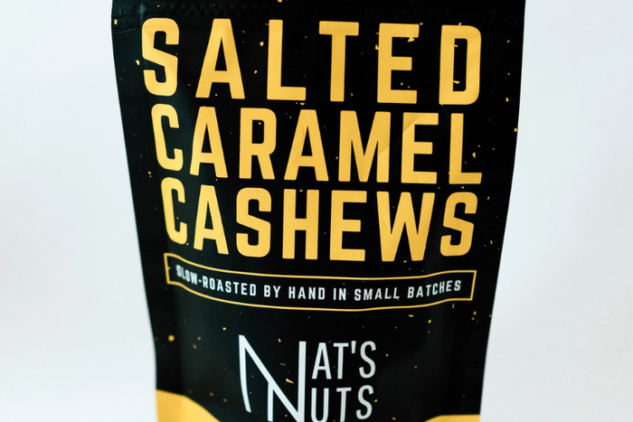 Ayers Valley Farm - Nat's Nuts - Salted Caramel Cashews - 4 oz / pkg