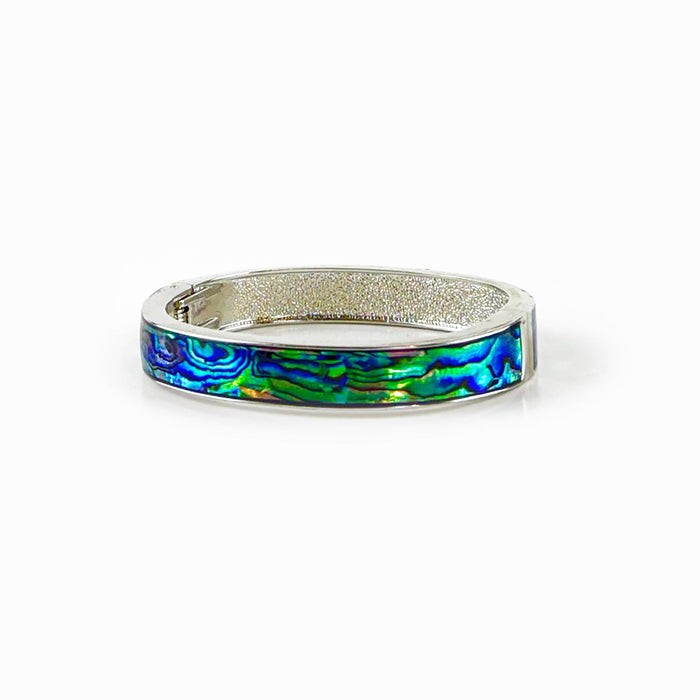 New Zealand Paua Magnetic Hinged Bangle - ShopNZ