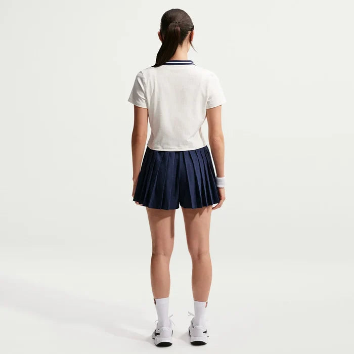 NikeCourt Court Collection Women's Dri-FIT Cropped Tennis Polo White