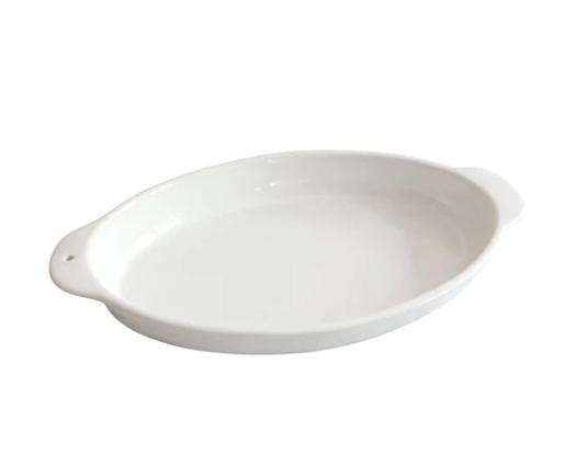 Nora Fleming Oval Baker Pinstripes