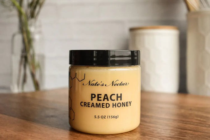 Ayers Valley Farm - Peach Creamed Honey - 5.5 oz / pkg