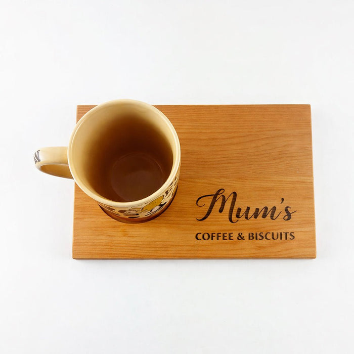 Personalised Mums Coffee and Biscuits Board - ShopNZ