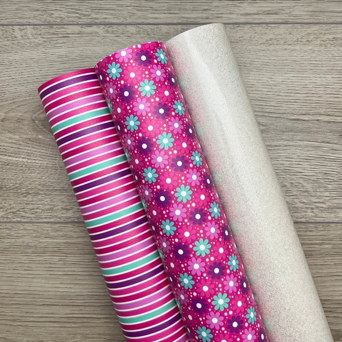 Pink Bright Daisies Set