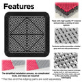 Polypropylene Plastic Tile Pack of 34 Pieces