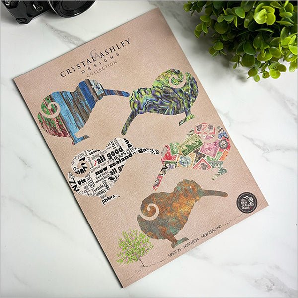 Pop - out Set of Printed Kiwi Birds Wall Art - ShopNZ