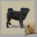 Pug Pillow Cover