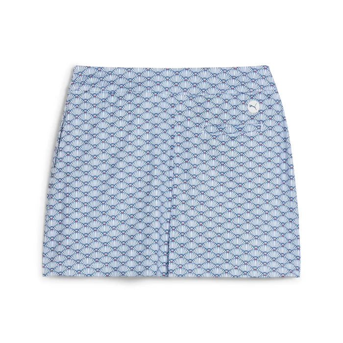 Puma Golf Girls Scallop Knit Skirt Blue Color