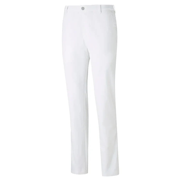 Puma Golf Dealer Pant White Color Front View