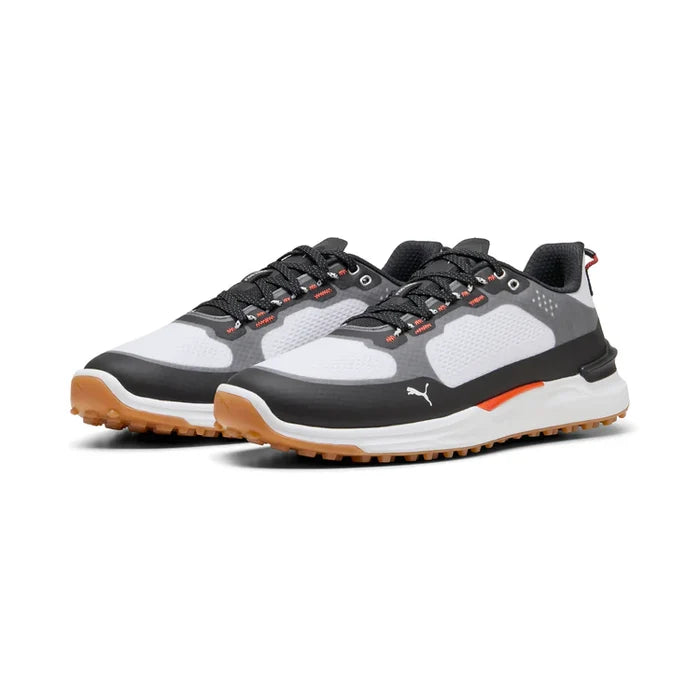 Puma Golf Ignite Elevate X White_ Black Color.