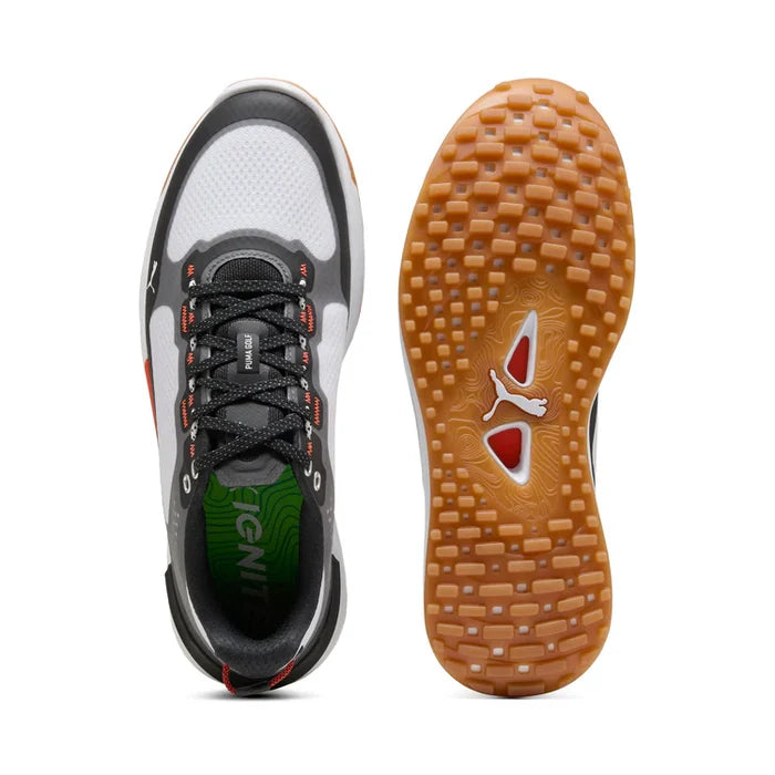 Puma Golf Ignite Elevate X White_ Black Color.