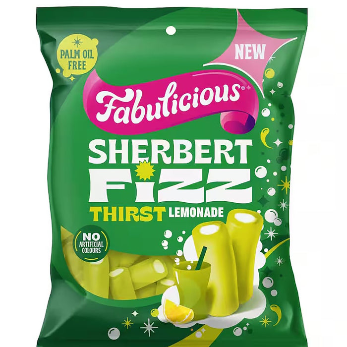RJ's Fabulicious Sherbert Fizz Candy - Thirst Lemonade - ShopNZ