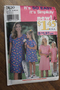 Simplicity 0630, Misses, Childrens Dresses, Uncut Sewing Pattern