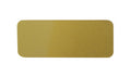 Small Alloy Rectangular Cremation Urn Personalization Plate - Bronze Colored