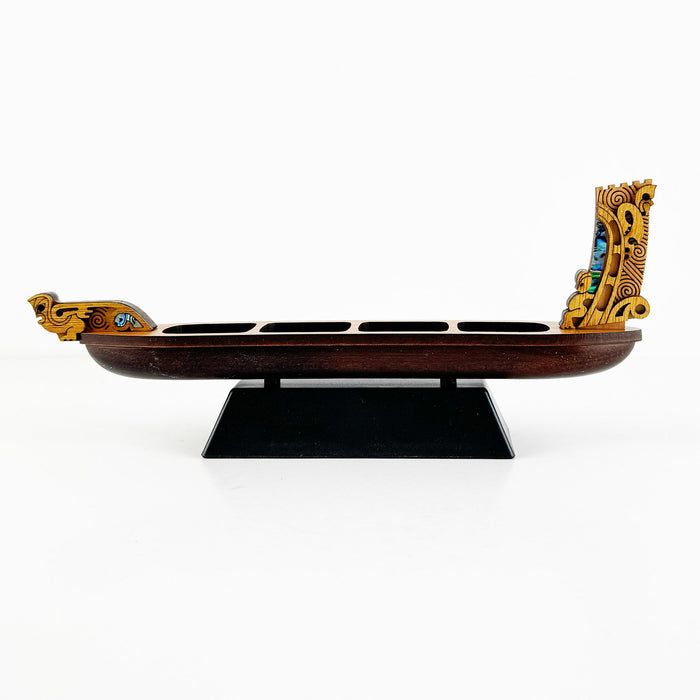 Small Māori Waka Taua War Canoe - Ornament or Trophy - ShopNZ