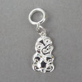 Sterling Silver Maori Tiki Charm - ShopNZ