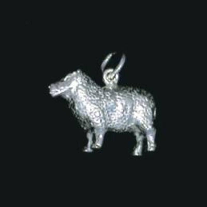 Sterling Silver NZ Sheep Charm - ShopNZ