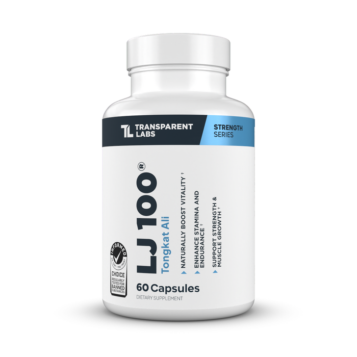 Transparent Labs® LJ100® - Tongkat Ali – 60 Servings