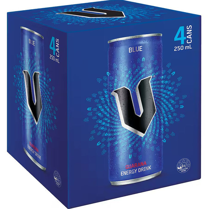 V Energy Drink NZ - Blue Flavour - ShopNZ