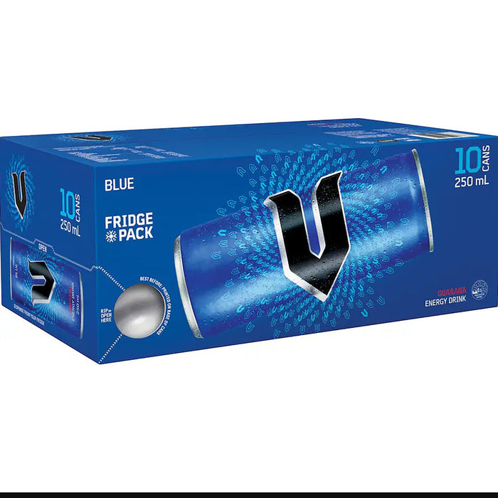 V Energy Drink NZ - Blue Flavour - ShopNZ