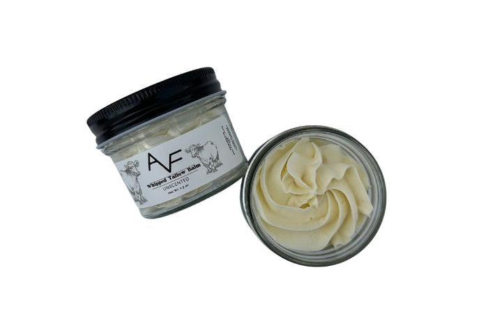 Ayers Valley Farm - Whipped Tallow Balm (Unscented) - 4 oz / jar