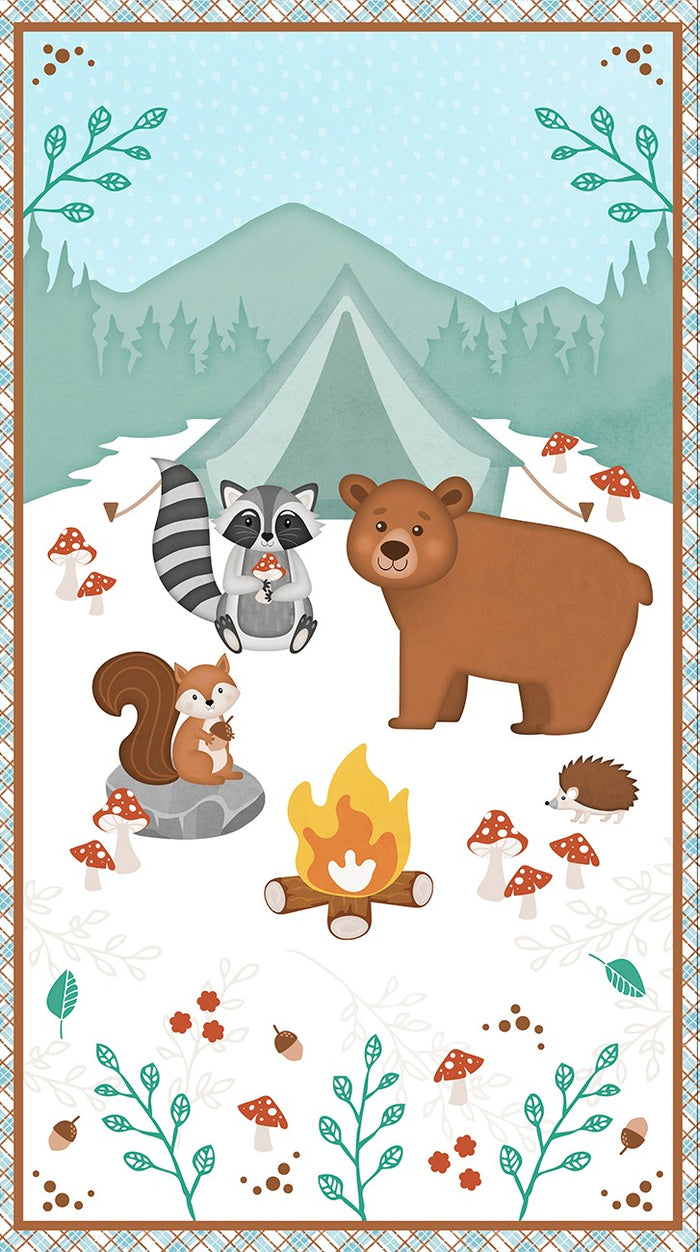 Woodland Whimsy Panel by Jennifer Pugh for Wilmington Prints